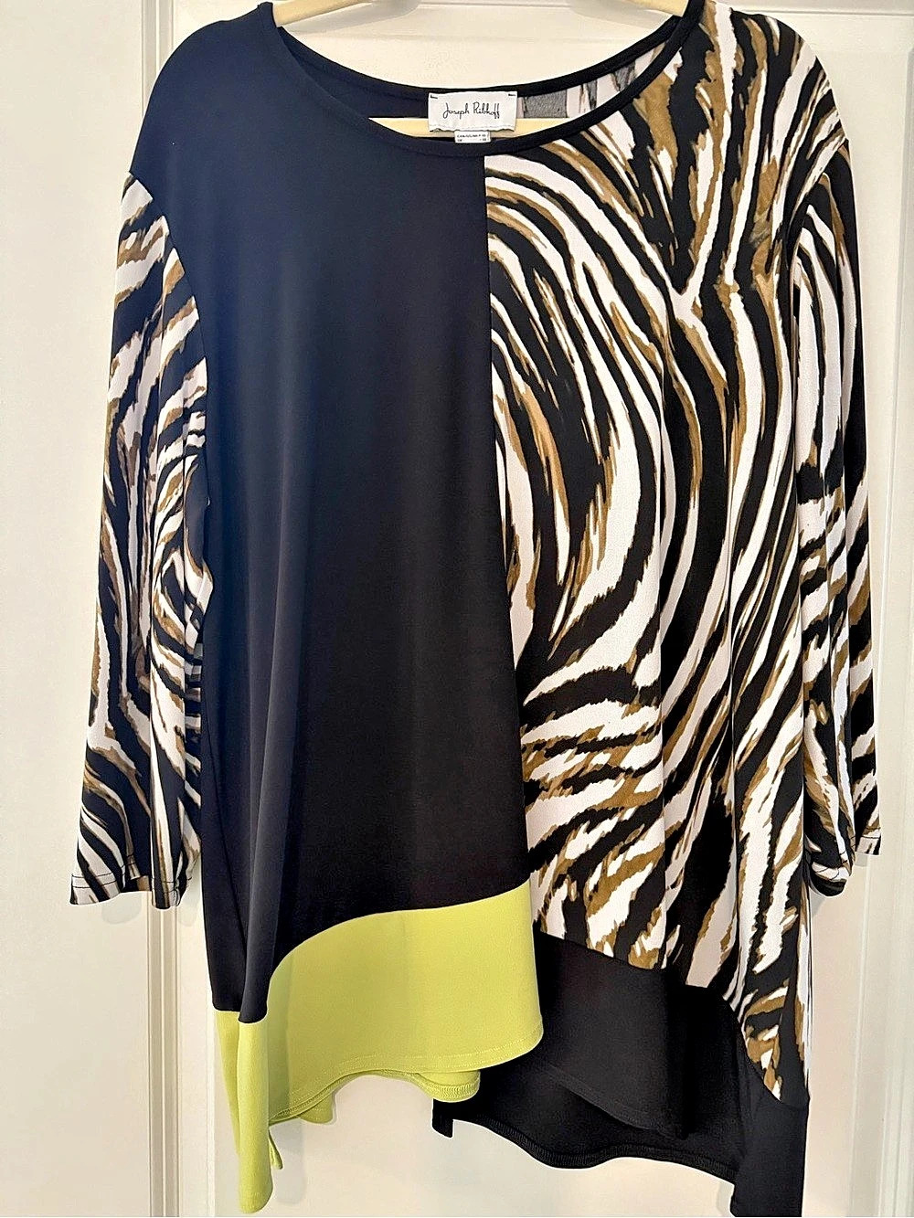 Joseph Ribkoff Animal Print Tunic XL
